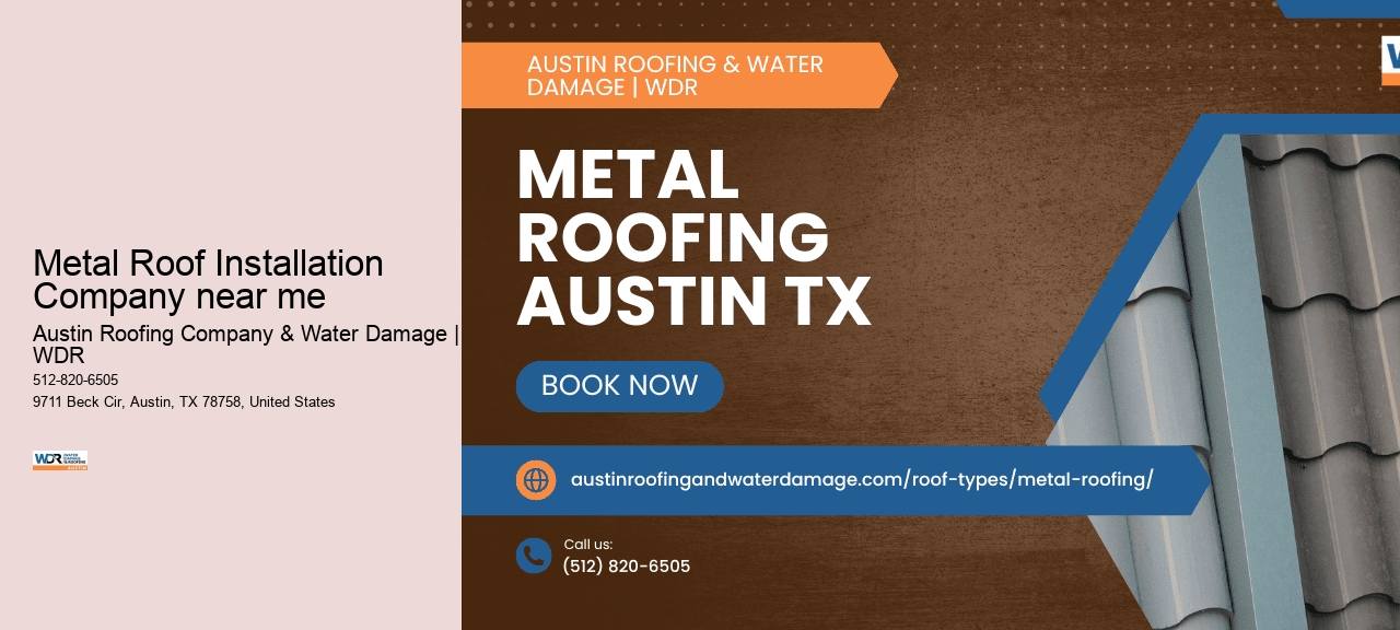 Metal Roof Installation Company near me